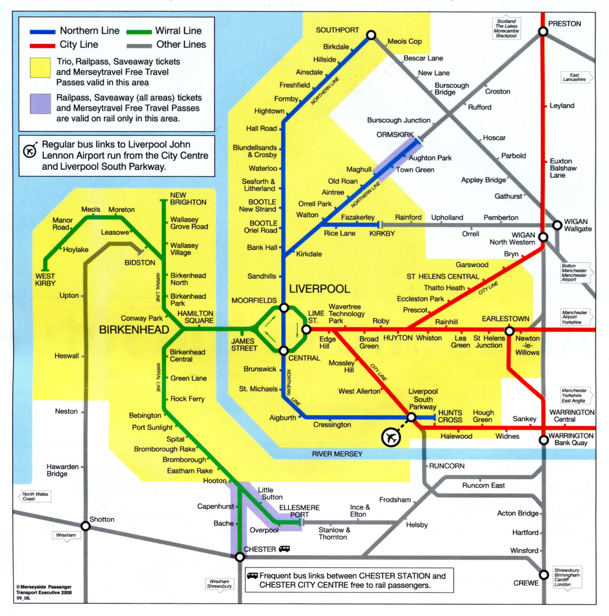train travel map